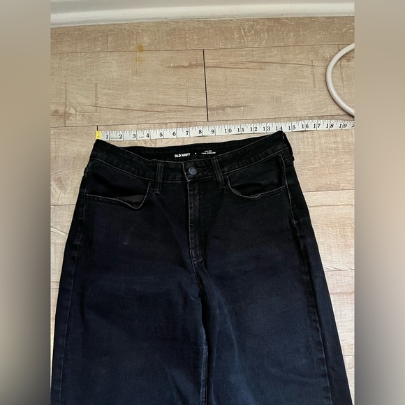 TWO PAIRS Old Navy High-Waisted Wow Wide-Leg Jeans Women’s Size 8 Regular - Picture 9 of 11